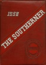 Southern High School 1958 yearbook cover photo