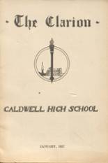 James Caldwell High School 1927 yearbook cover photo