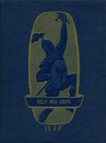 Hornick High School 1949 yearbook cover photo