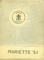 St. Mary's High School 1951 yearbook cover photo