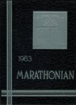 Marathon Central High School 1963 yearbook cover photo