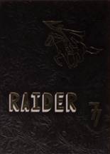 Rider High School 1977 yearbook cover photo