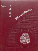 Marshall High School 1956 yearbook cover photo