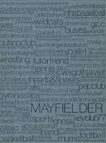 Mayfield High School 1977 yearbook cover photo