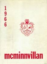 McMinnville High School 1966 yearbook cover photo