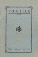 Hudson High School 1927 yearbook cover photo