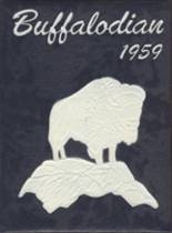 New Buffalo High School 1959 yearbook cover photo