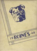 Rossville High School 1949 yearbook cover photo