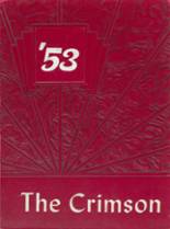 W. S. Creecy High School 1953 yearbook cover photo