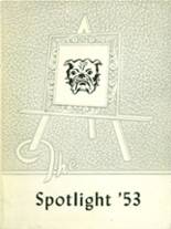 Brady High School 1953 yearbook cover photo