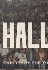 Hall High School 1986 yearbook cover photo