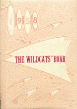 Warsaw High School 1958 yearbook cover photo