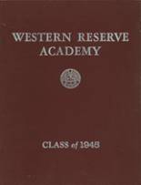 Western Reserve Academy 1945 yearbook cover photo