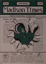 Madison High School 1985 yearbook cover photo