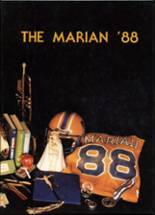 Marian Catholic High School 1988 yearbook cover photo