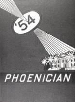 Phoenix Union High School 1954 yearbook cover photo