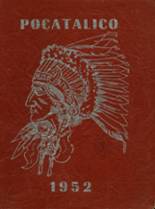 Poca High School 1952 yearbook cover photo