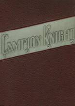 Campion Jesuit High School 1939 yearbook cover photo