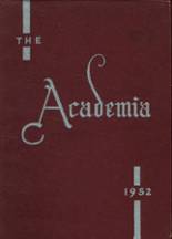 St. Joseph's Academy 1952 yearbook cover photo