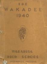 Wakarusa High School 1940 yearbook cover photo