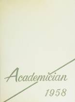 1958 Utica Free Academy Yearbook from Utica, New York cover image