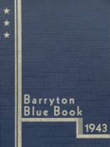 Barryton High School 1943 yearbook cover photo
