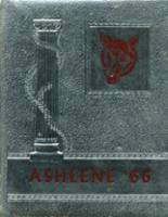 Ashley High School 1966 yearbook cover photo