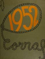 Coolidge High School 1952 yearbook cover photo