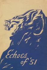 1951 Echo High School Yearbook from Echo, Oregon cover image