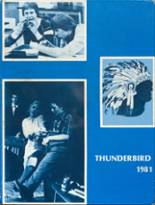 Wahoo High School 1981 yearbook cover photo