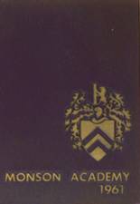 Monson Academy 1961 yearbook cover photo