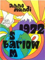 Barlow High School 1972 yearbook cover photo