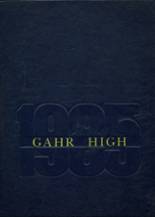 Gahr High School 1985 yearbook cover photo