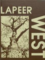 Lapeer West High School 1976 yearbook cover photo