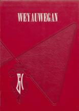 Weyauwega High School 1961 yearbook cover photo