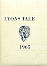 1965 Lyons High School Yearbook from Lyons, Colorado cover image