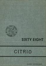 Citrus High School 1968 yearbook cover photo