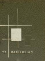 Madison High School 1967 yearbook cover photo