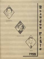 Brandon High School 1955 yearbook cover photo
