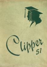 Columbiana High School 1951 yearbook cover photo