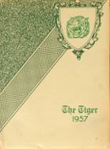 May High School 1957 yearbook cover photo