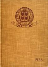 Blair Academy 1936 yearbook cover photo