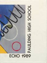 1989 Paulding High School Yearbook from Paulding, Ohio cover image