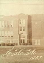 La Harpe High School 1957 yearbook cover photo