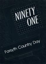 1991 Forsyth Country Day Yearbook from Lewisville, North Carolina cover image