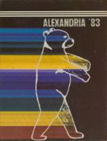 Alexandria High School 1983 yearbook cover photo