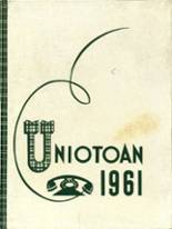 Unioto (Union-Scioto) High School 1961 yearbook cover photo