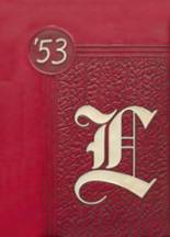 Lyons High School 1953 yearbook cover photo