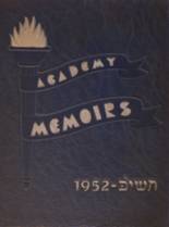 Chicago Jewish Academy 1952 yearbook cover photo