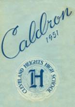 Cleveland Heights High School 1951 yearbook cover photo